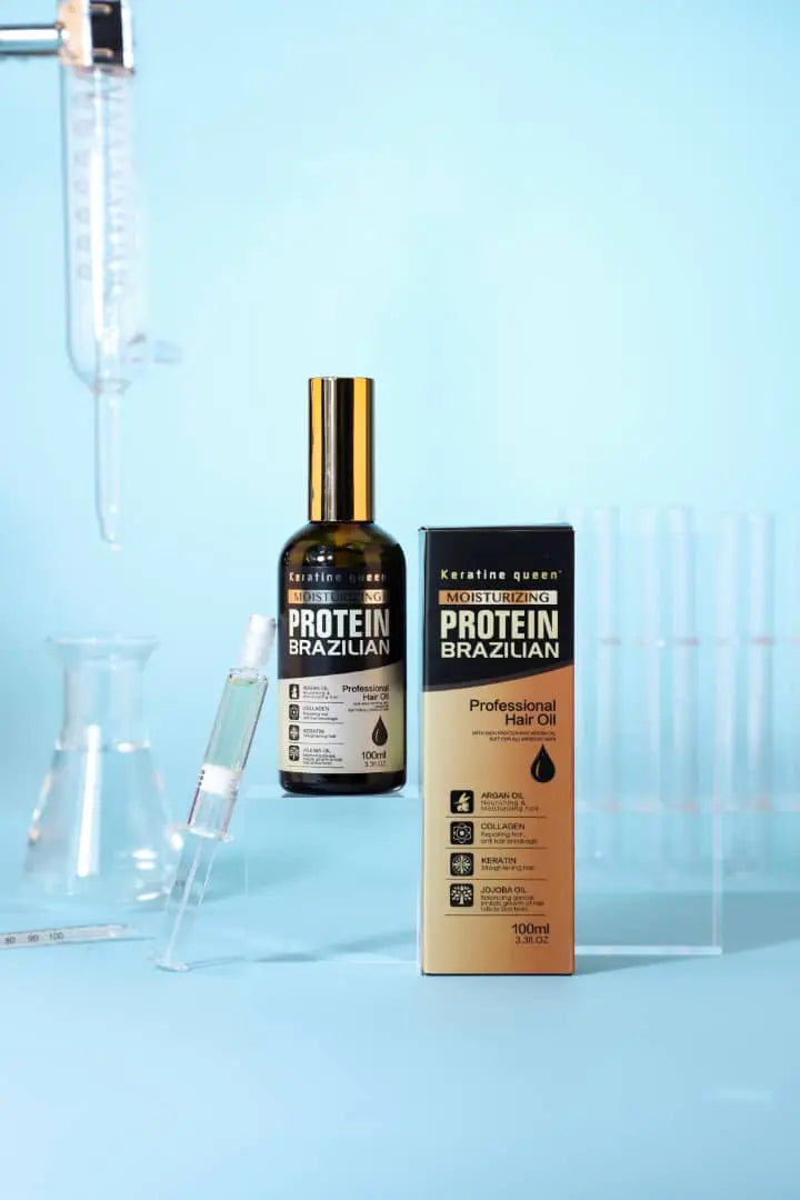 Keratine Queen Brazilian Protein Hair Oil Serum 100ml