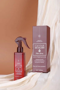 Keratine Queen Sulfate Free Caviar Hair Spray With Collagen For Long Lasting Fragrance Soft and Shiny Hair 200ml