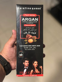 Keratine Queen Instant Hair Color Shampoo In Pakistan (Dark Brown And Black) – Shampoo Hair Dye For 10 in 1 420ml